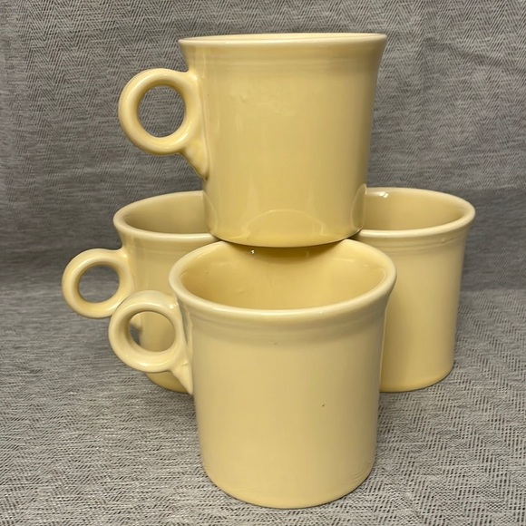 Fiesta Other - Fiesta Ware HLC Retired Yellow Tom and Jerry Mugs